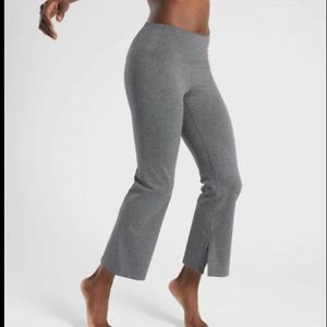 Athleta Barre Kick Flare Crop Pants - Size Large